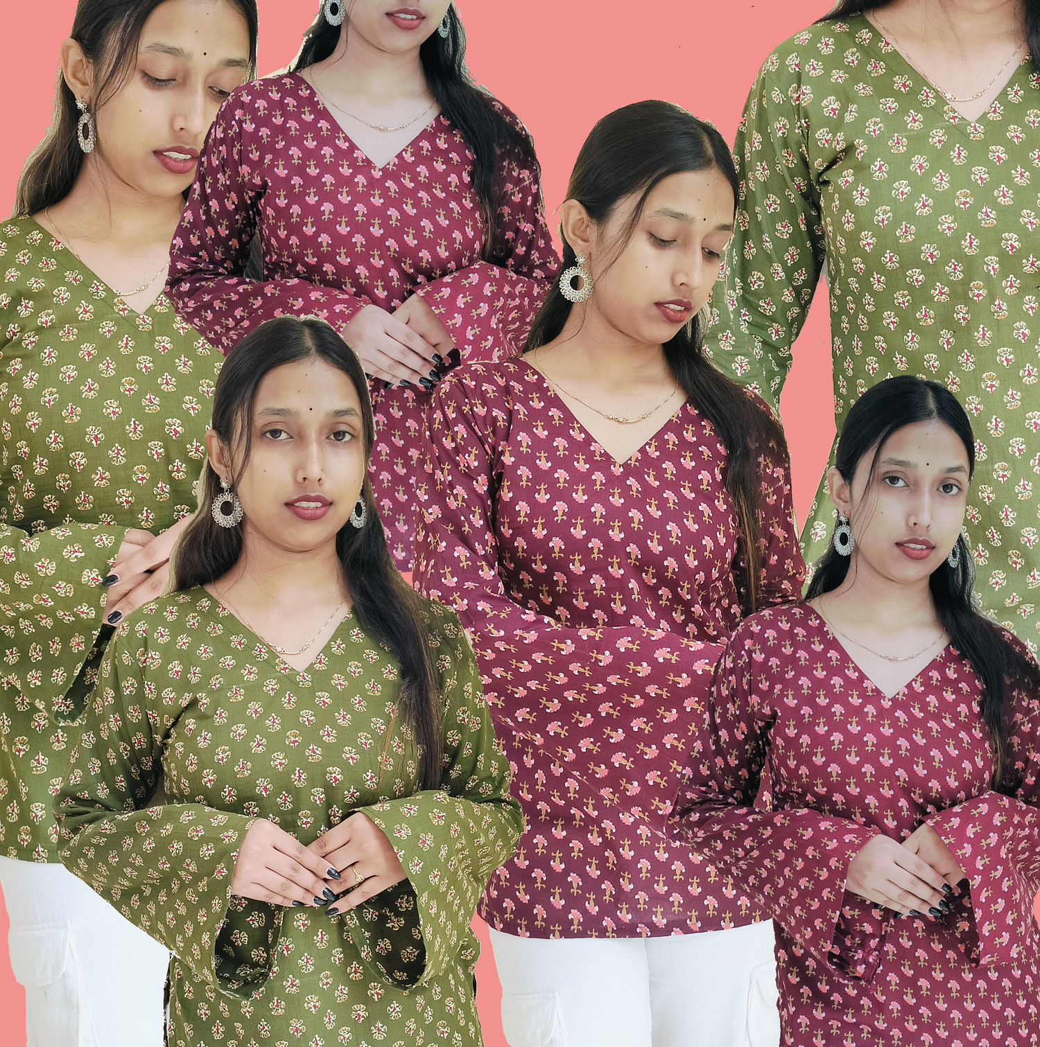 balloon sleeve kurti